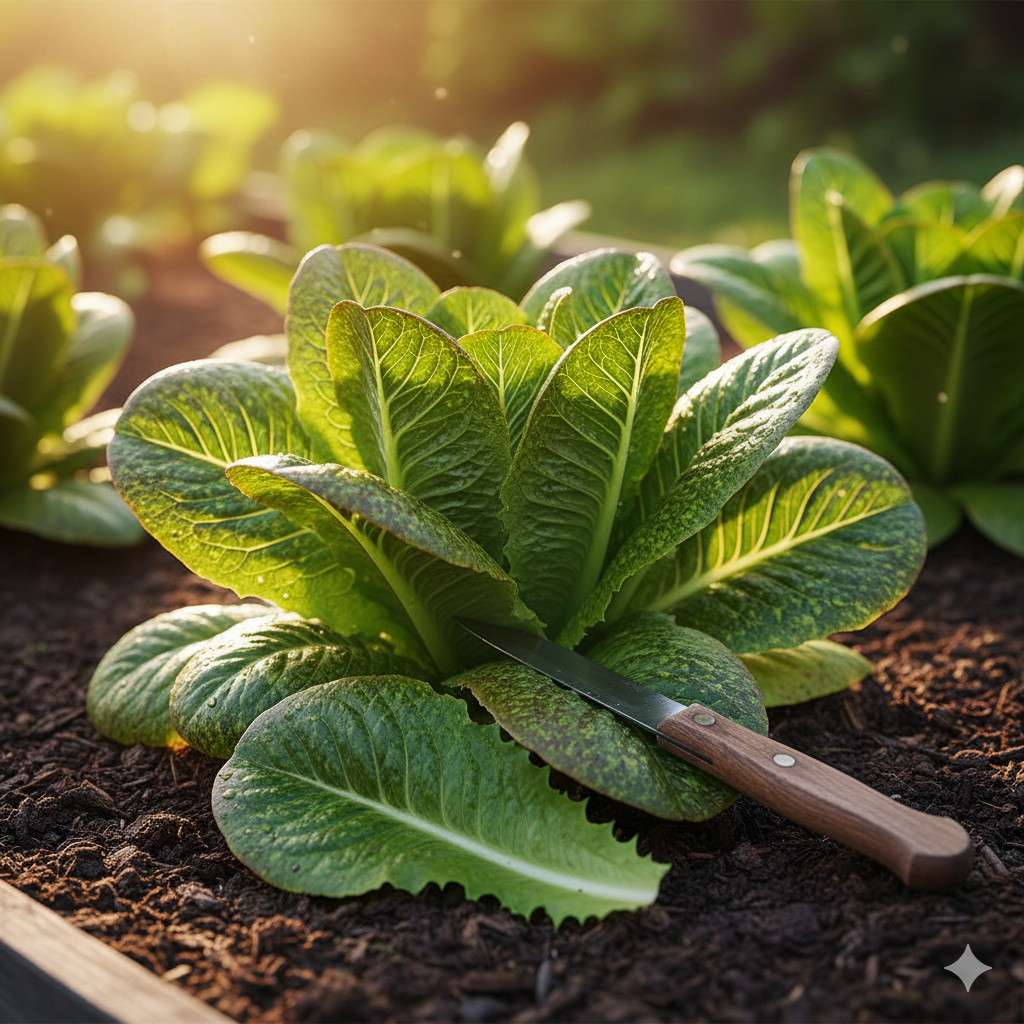 Illustration of a head of lettuce